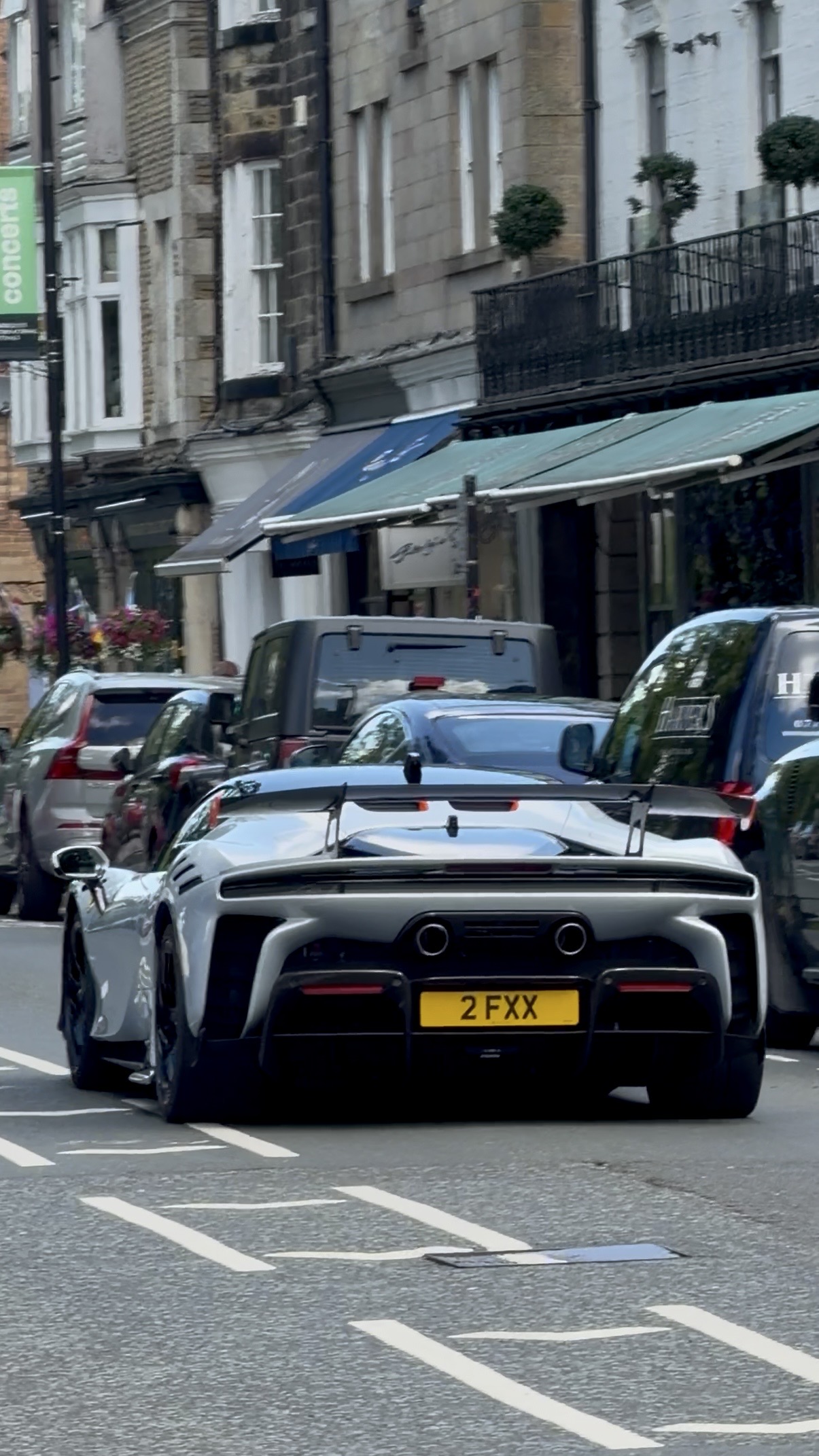 2 FXX private number plate on a Ferrari SF90 XX Stradale, spotted in Harrogate
