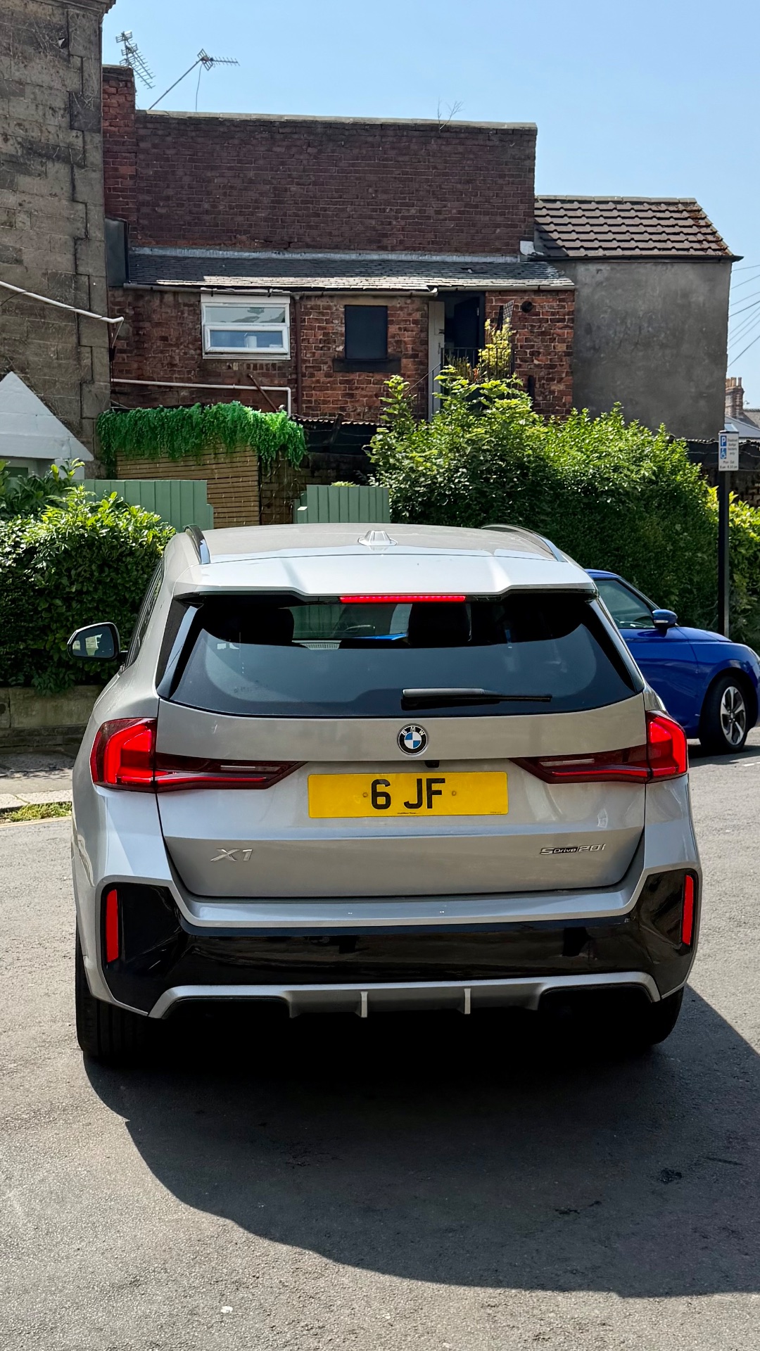 6 JF private number plate on a BMW X1, spotted in Newcastle upon Tyne