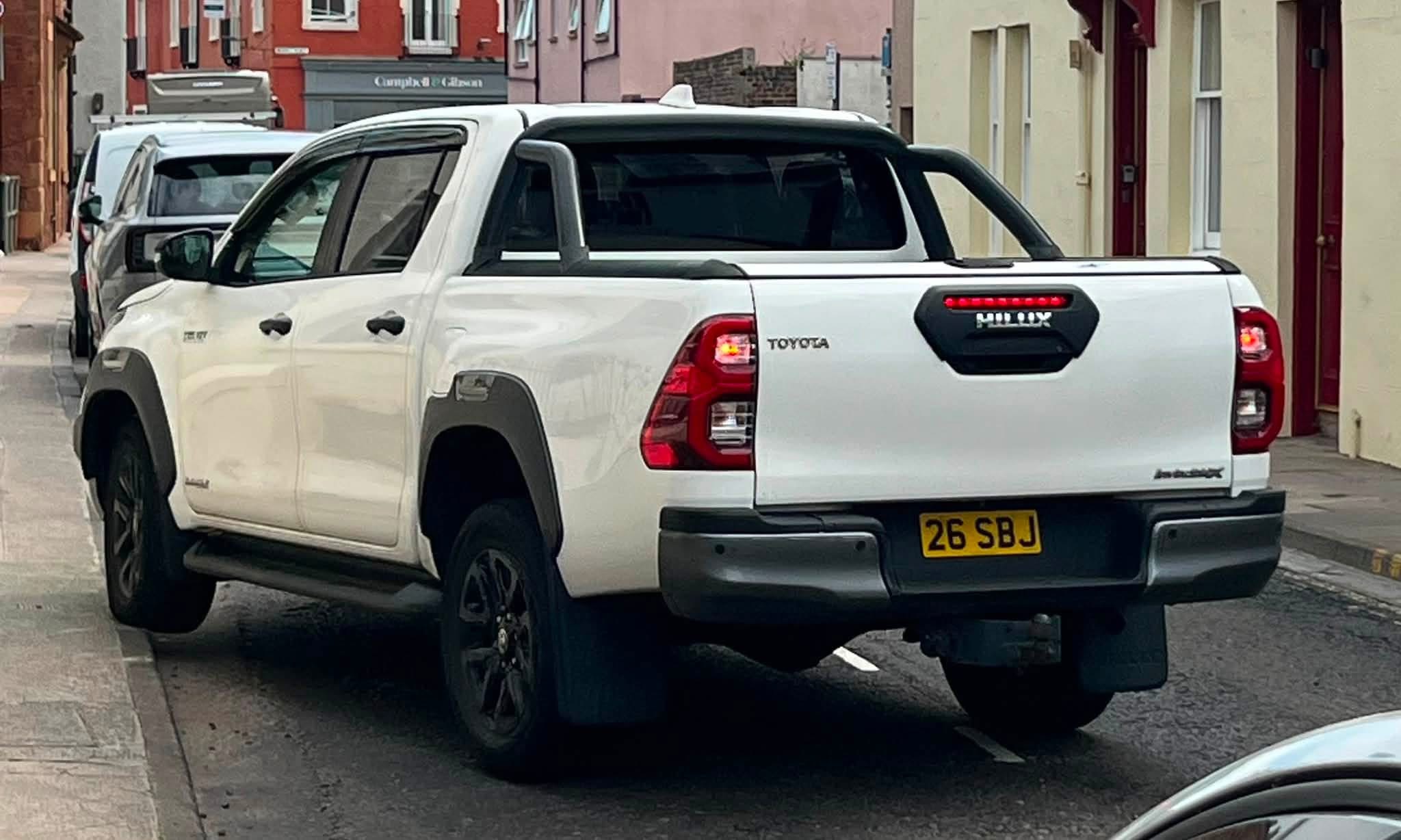 26 SBJ spotted on Toyota Hilux