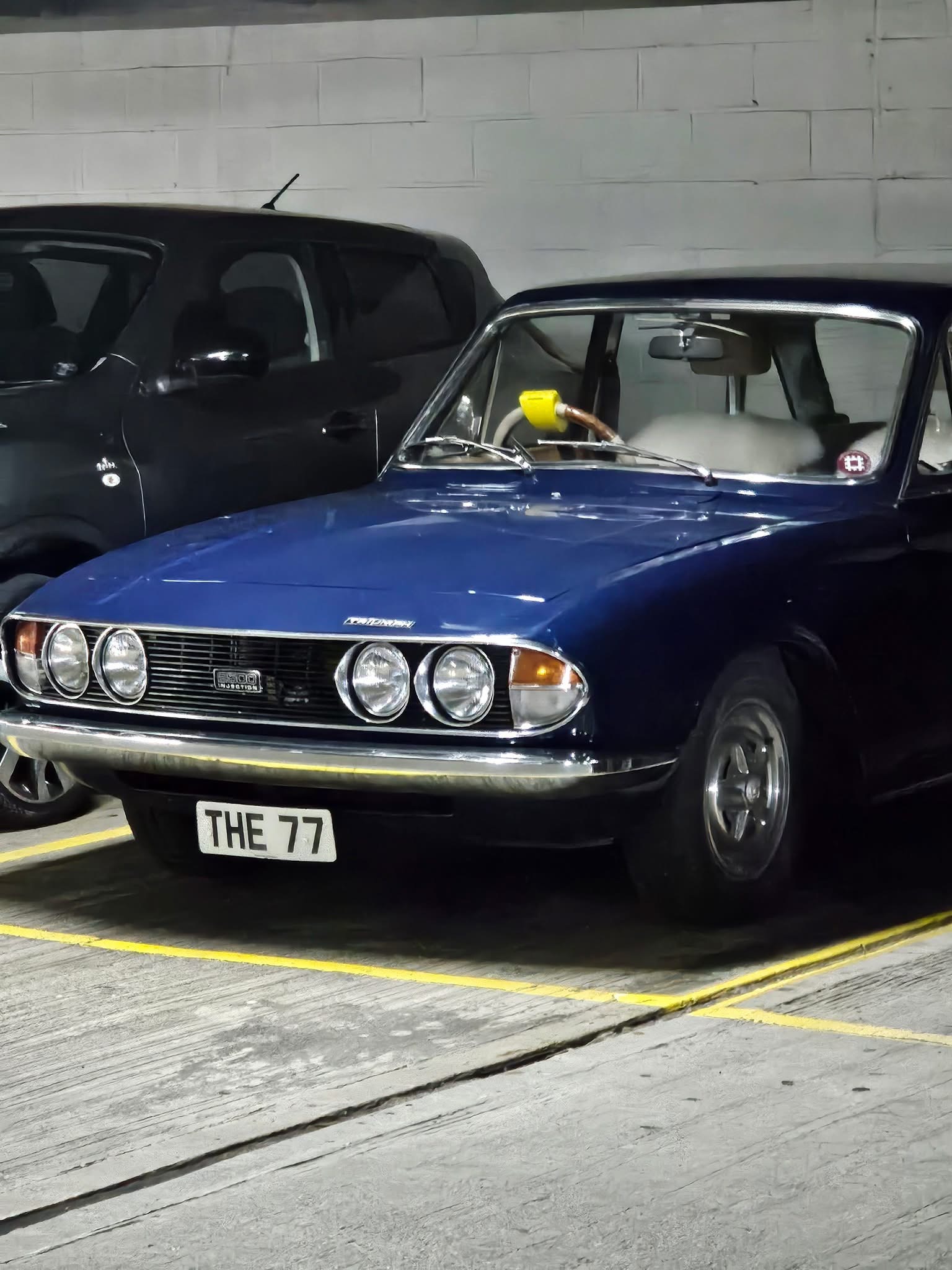 THE 77 spotted on Triumph 2500