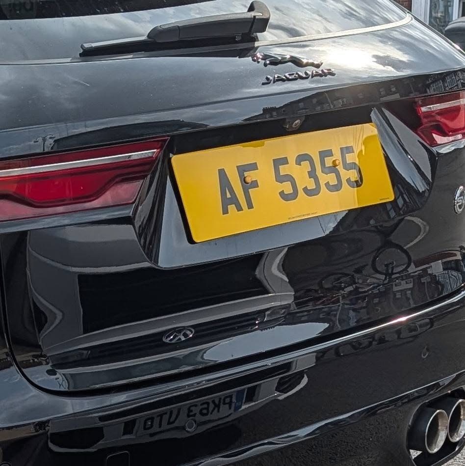 AF 5355 spotted on Jaguar F-Pace SVR