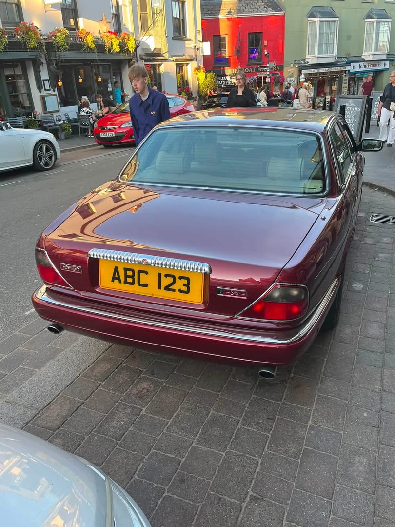 ABC 123 spotted on Daimler