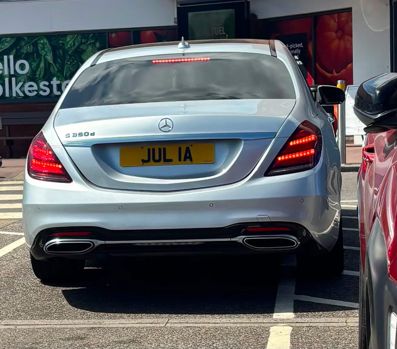 JUL 1A spotted on Mercedes-Benz S-Class 350d
