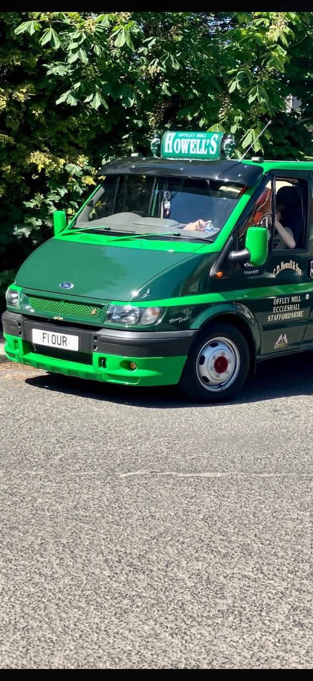 F1 OUR spotted on Ford Transit