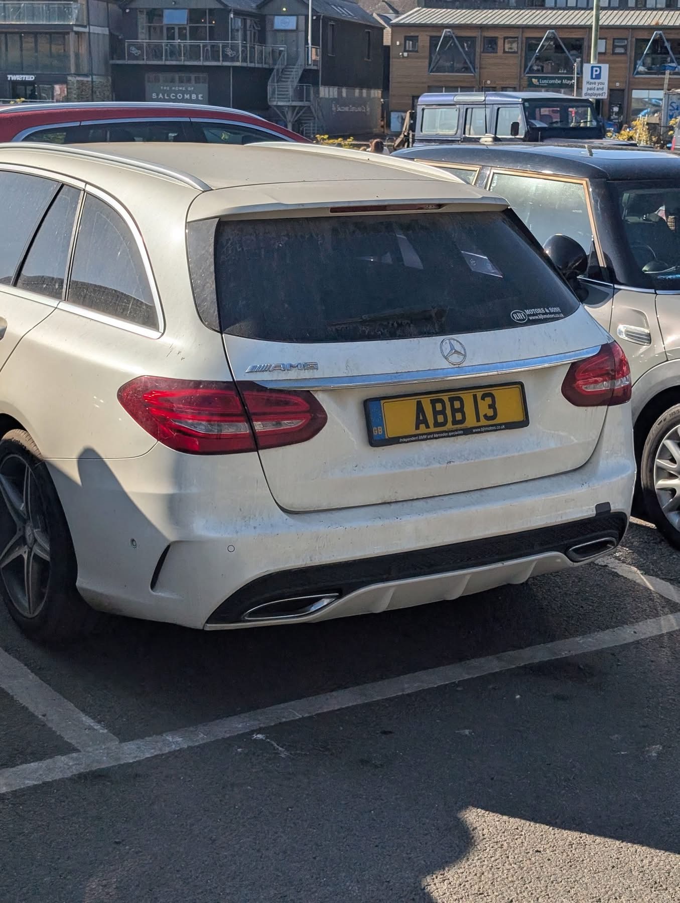 ABB 13 spotted on Mercedes-Benz C-Class 250 AMG