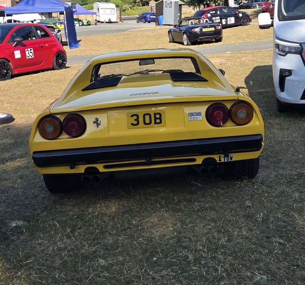 3 OB spotted on Ferrari 308 GTB