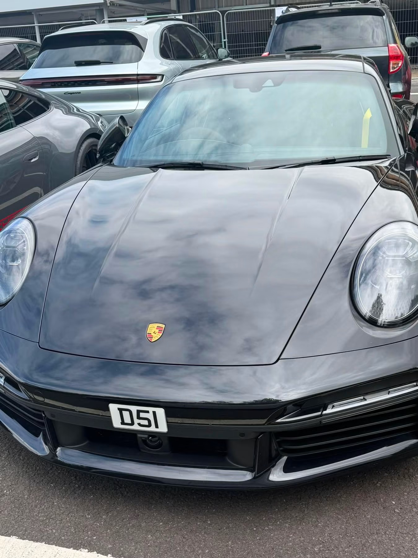D 51 spotted on Porsche 911 Turbo S