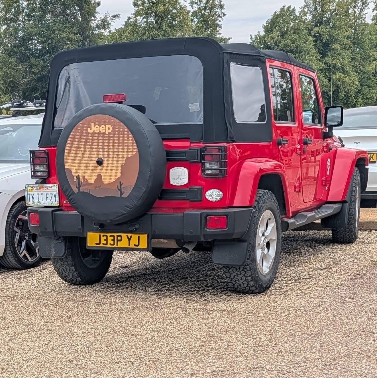 J33 PYJ spotted on Jeep Wrangler