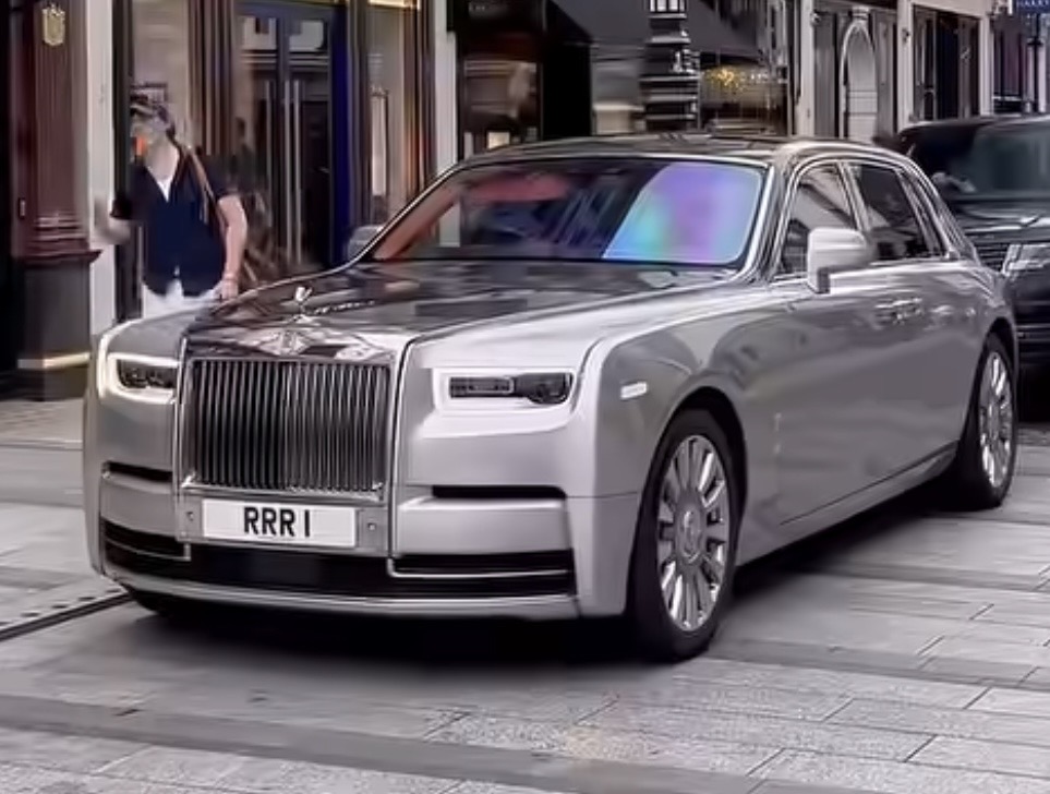 RRR 1 spotted on Rolls-Royce Phantom