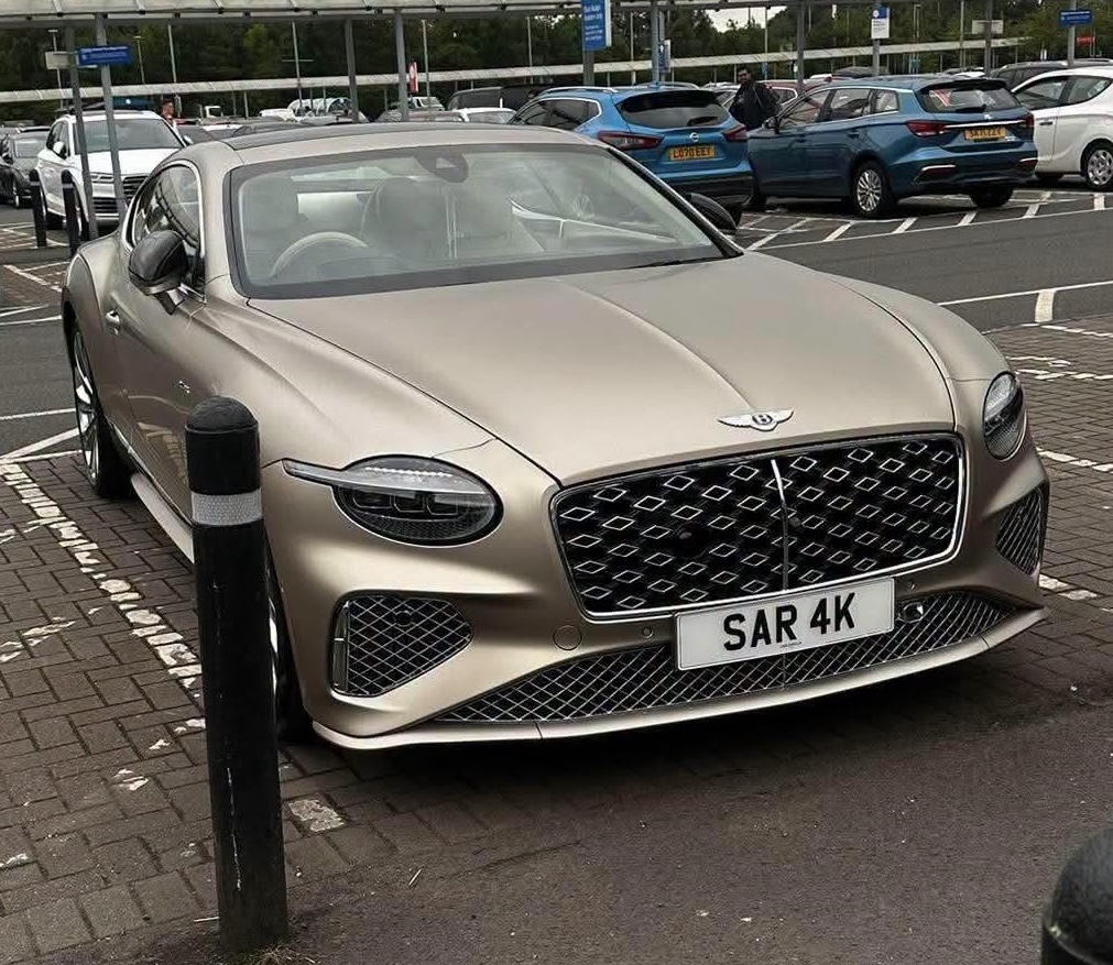 SAR 4K spotted on Bentley Continental GT