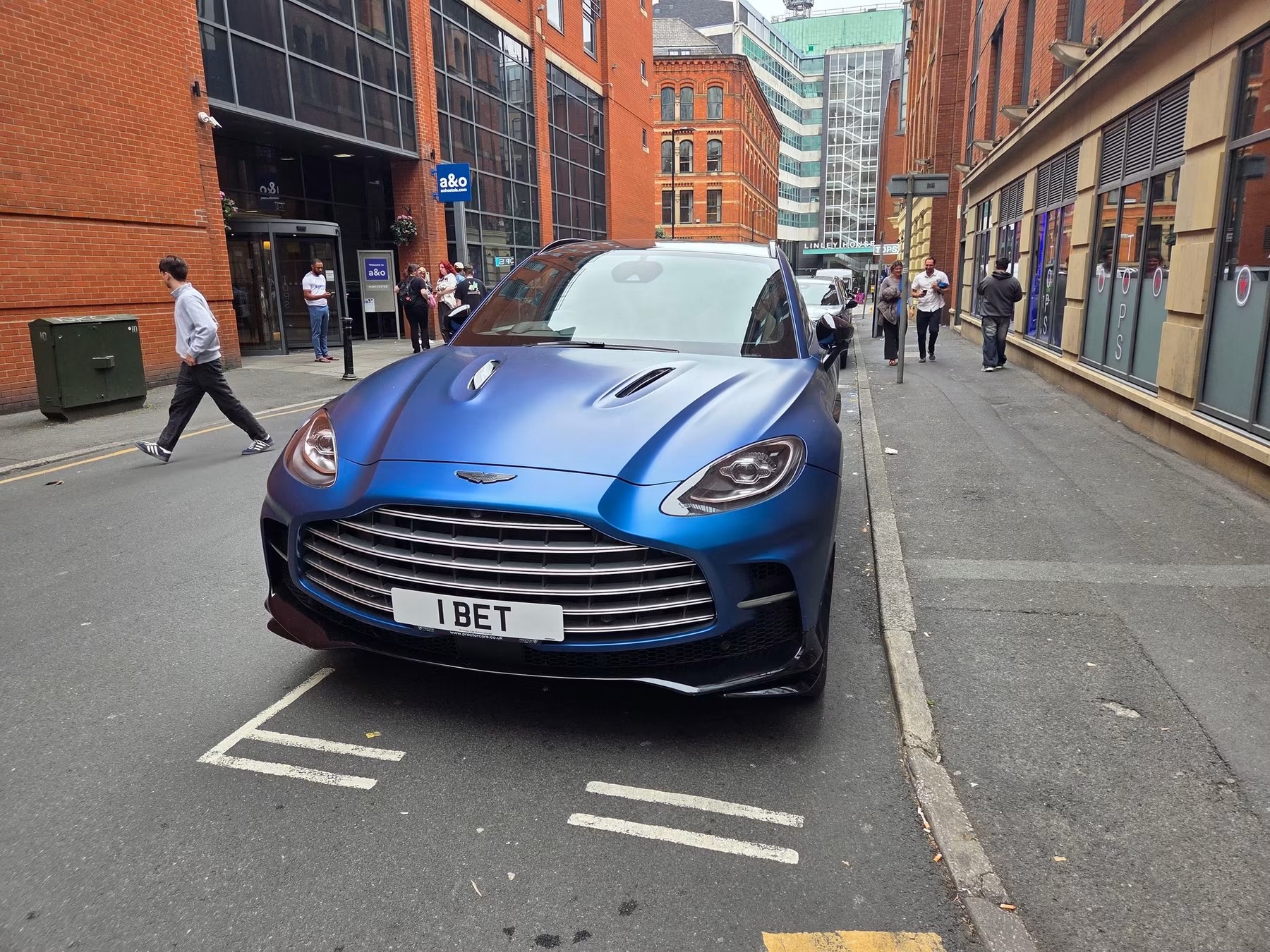 1 BET spotted on Aston Martin DBX