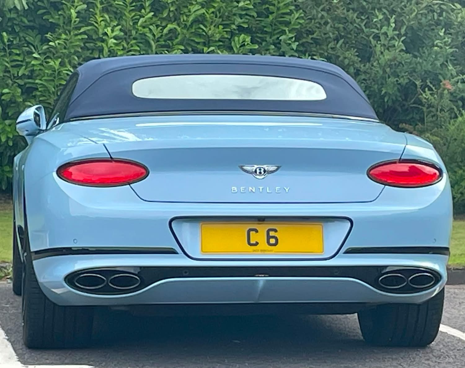 C 6 spotted on Bentley Continental GTC