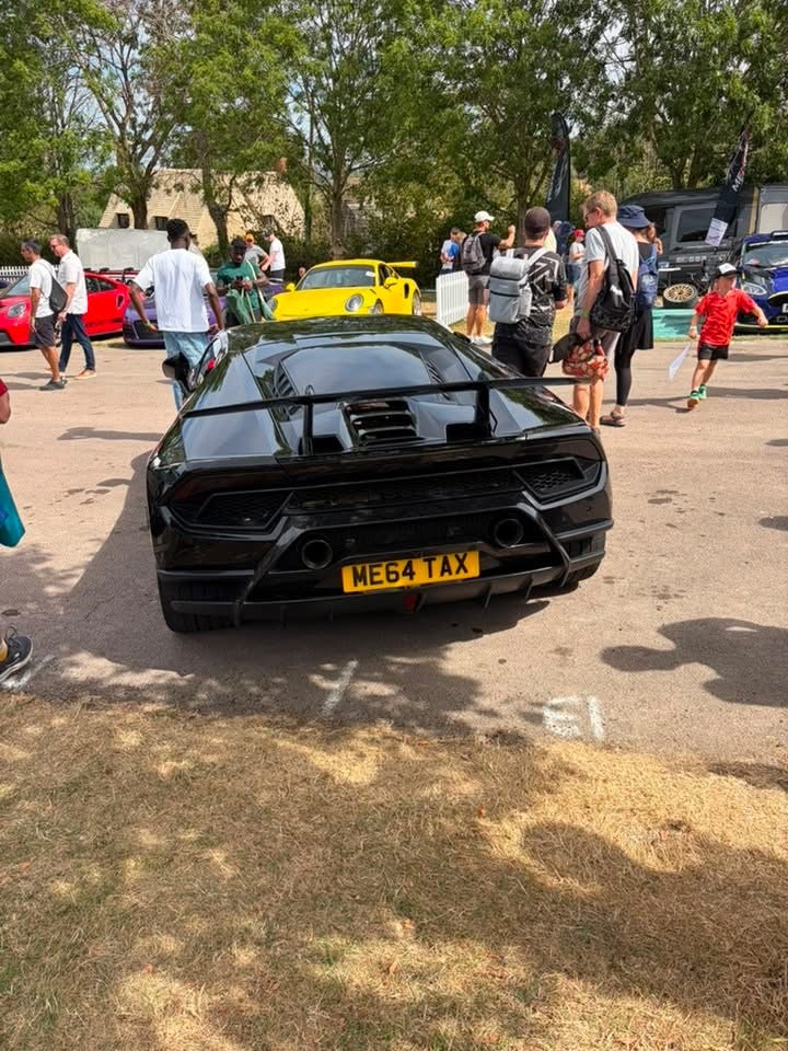 ME64 TAX spotted on Lamborghini Huracan