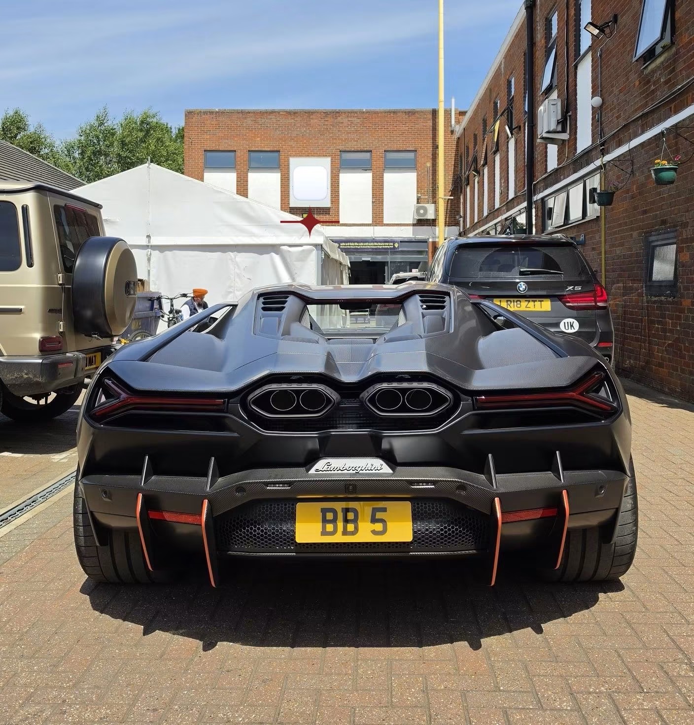 BB 5 spotted on Lamborghini Revuelto