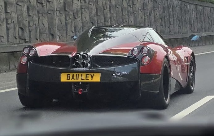 BA11 LEY spotted on Pagani Huayra