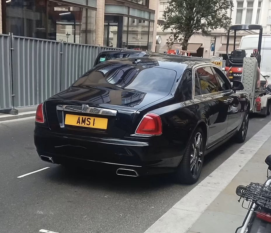 AMS 1 spotted on Rolls-Royce Ghost