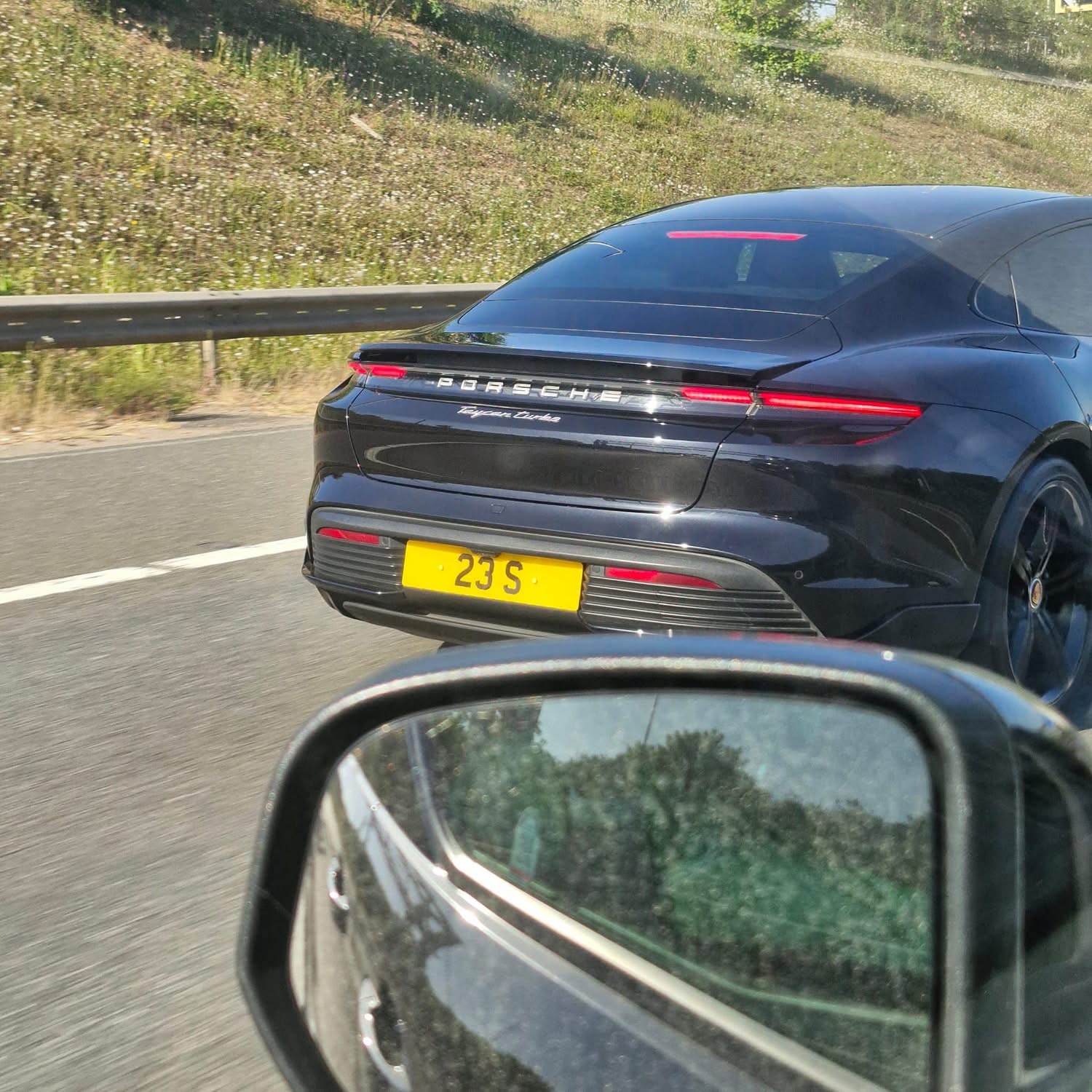 23 S spotted on Porsche Taycan