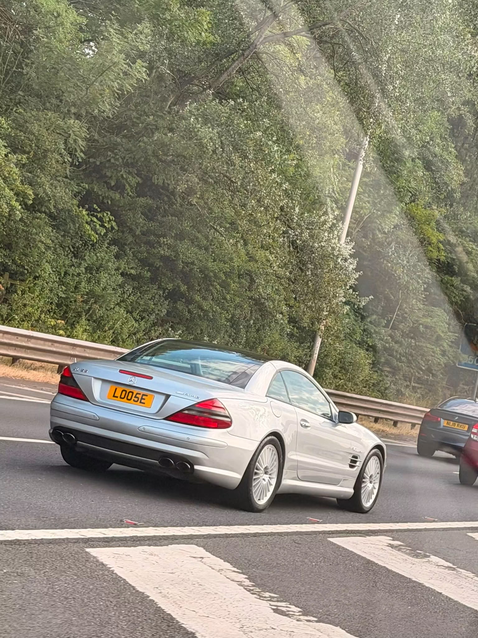 LOO 5E spotted on Mercedes-Benz SL 55 AMG