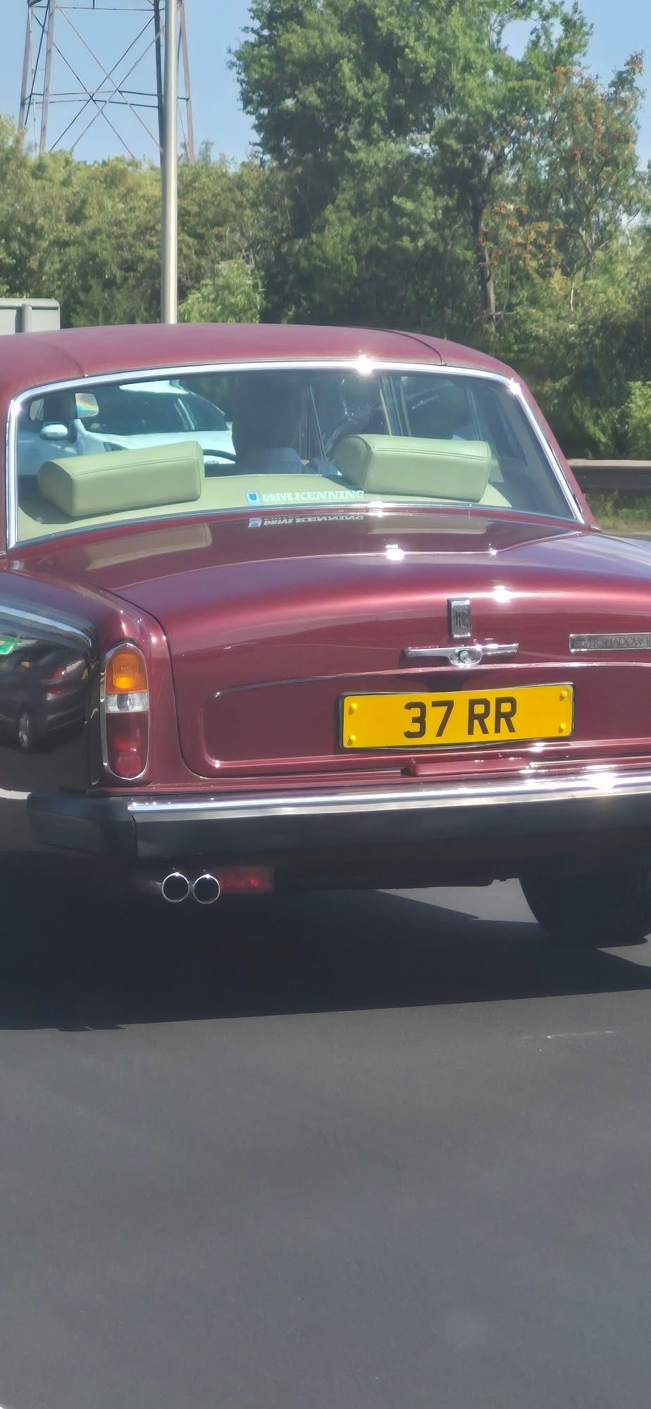 37 RR spotted on Rolls-Royce Silver Shadow