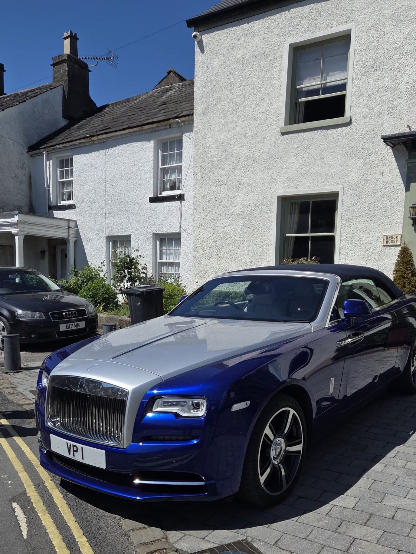 VP 1 spotted on Rolls-Royce Dawn