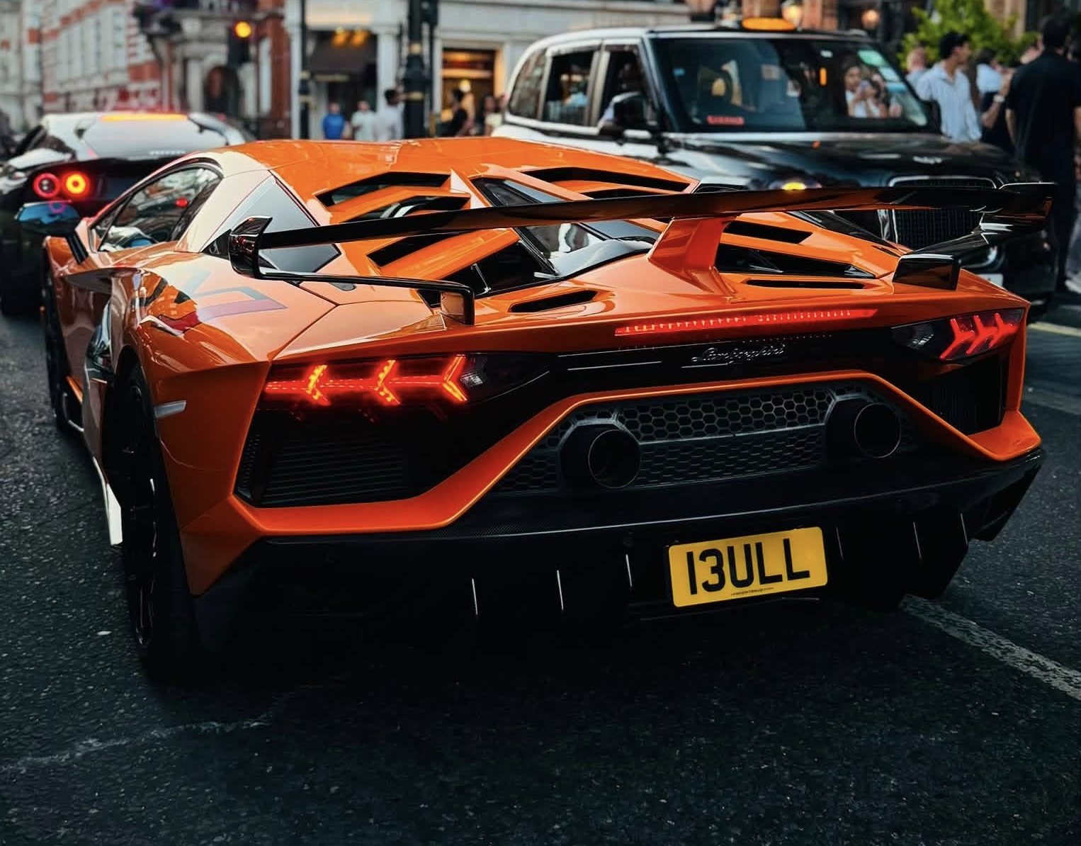 13 ULL spotted on Lamborghini Aventador SVJ