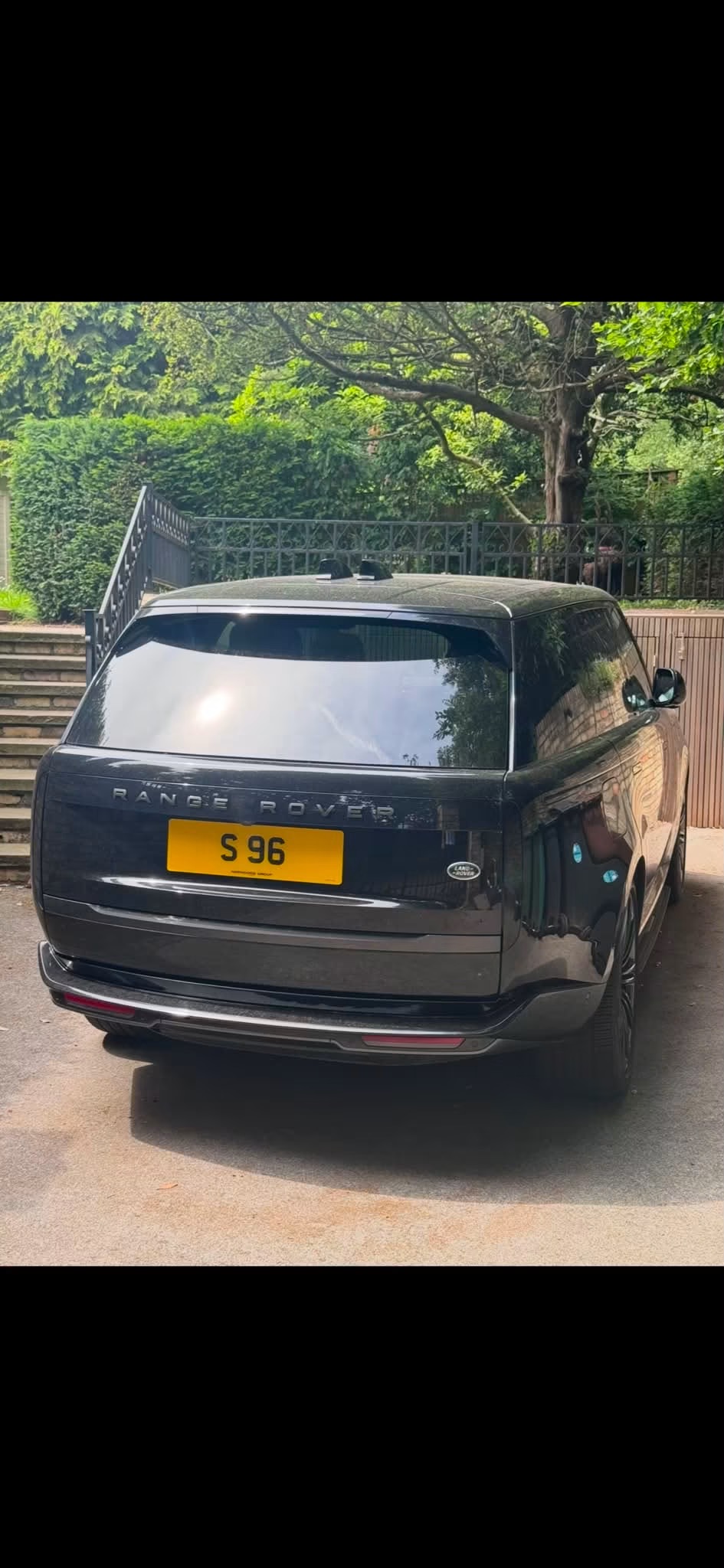 S 96 spotted on Land Rover Range Rover