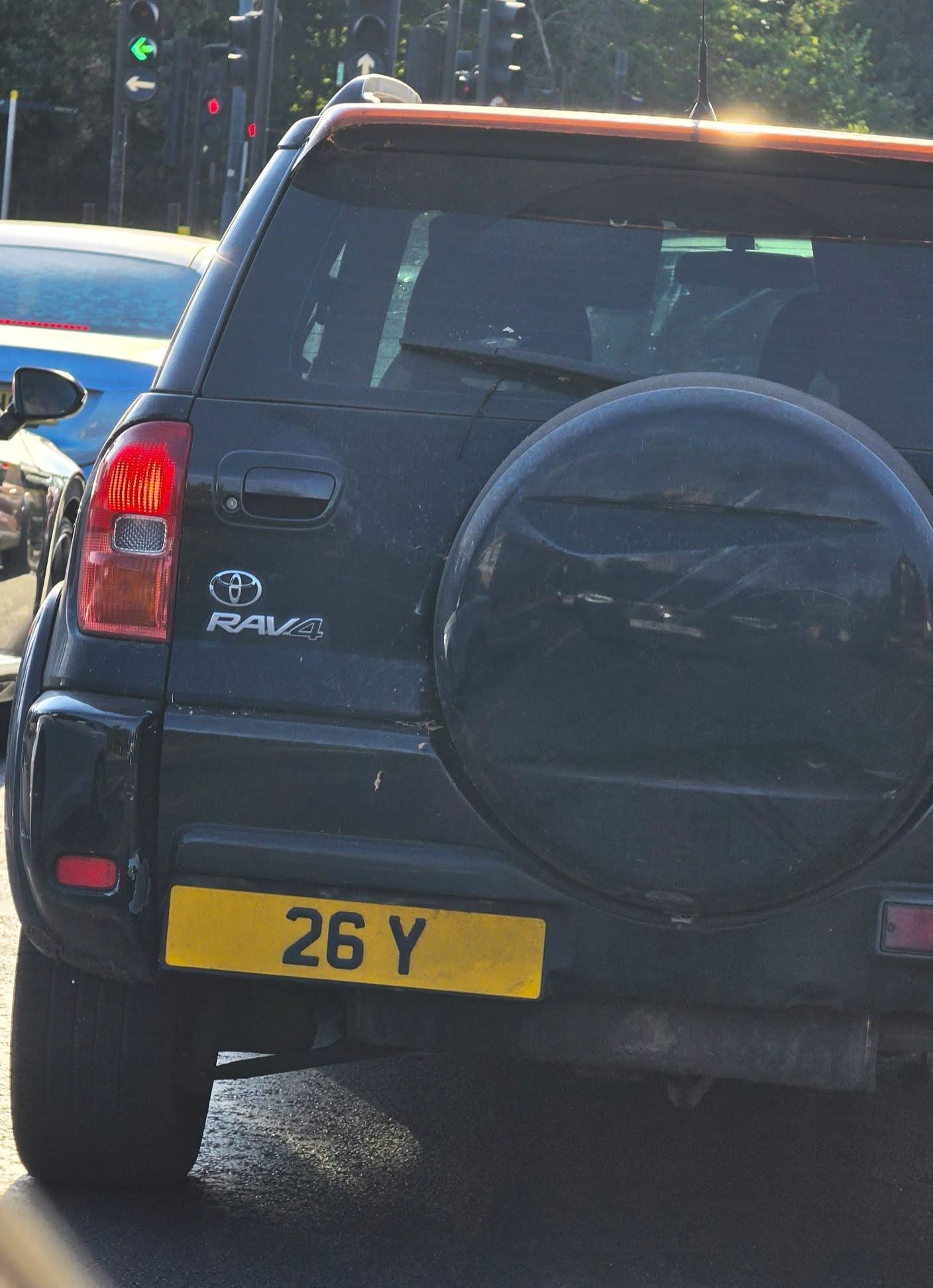 26 Y spotted on Toyota RAV4