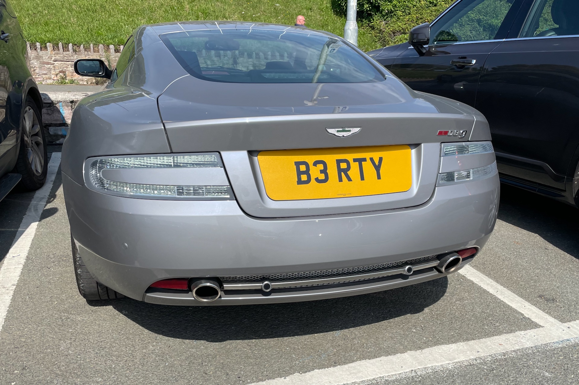 B3 RTY spotted on Aston Martin DB9