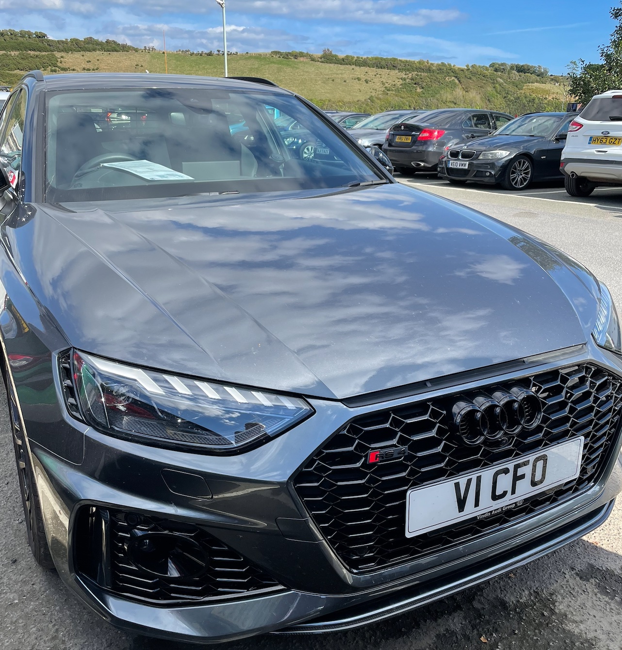 V1 CFO spotted on Audi RS4
