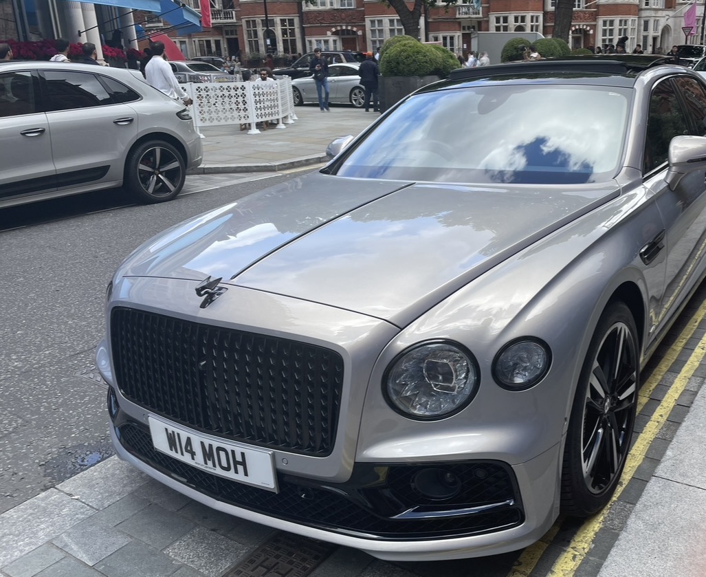 W14 MOH spotted on Bentley Flying Spur