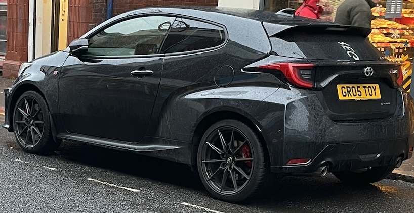 GR05 TOY spotted on Toyota GR Yaris