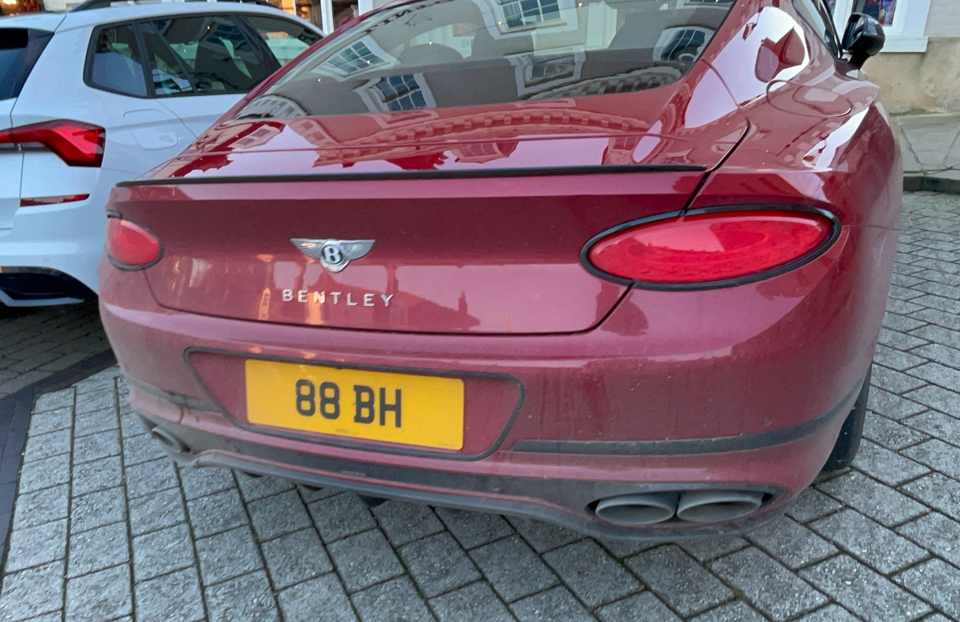 88 BH spotted on Bentley Continental GT