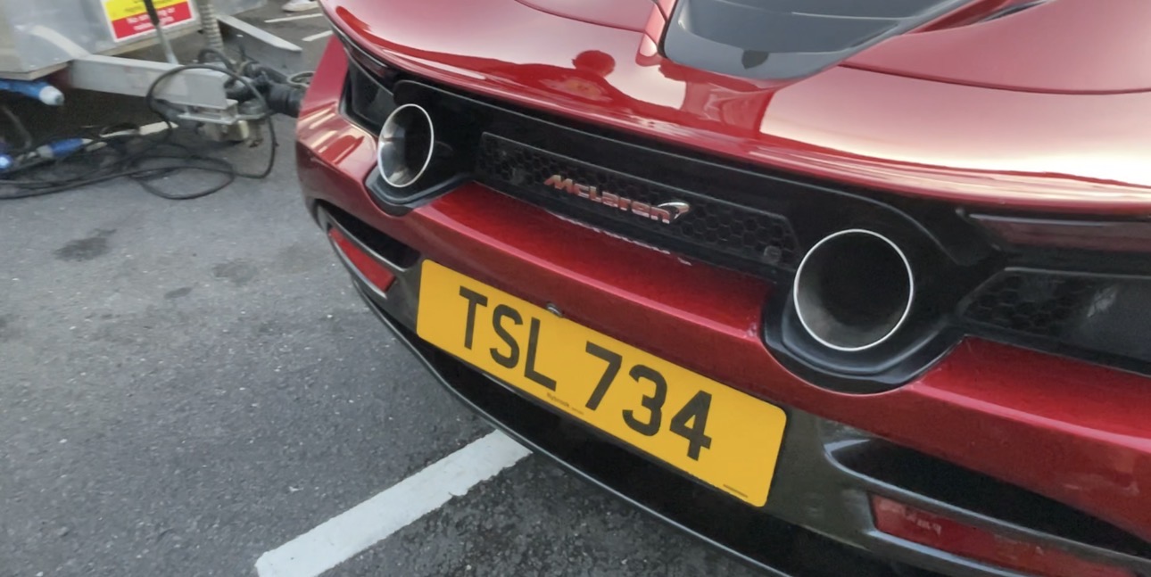 TSL 734 spotted on McLaren 720S