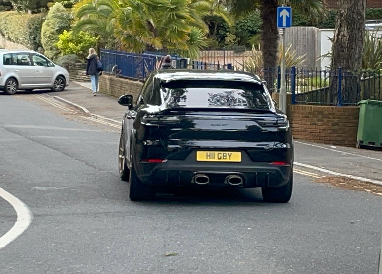 H11 GBY spotted on Porsche Cayenne Turbo GT Turbo GT