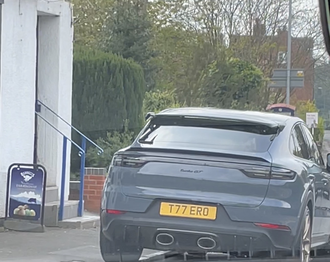 T77 ERO spotted on Porsche Cayenne Turbo GT