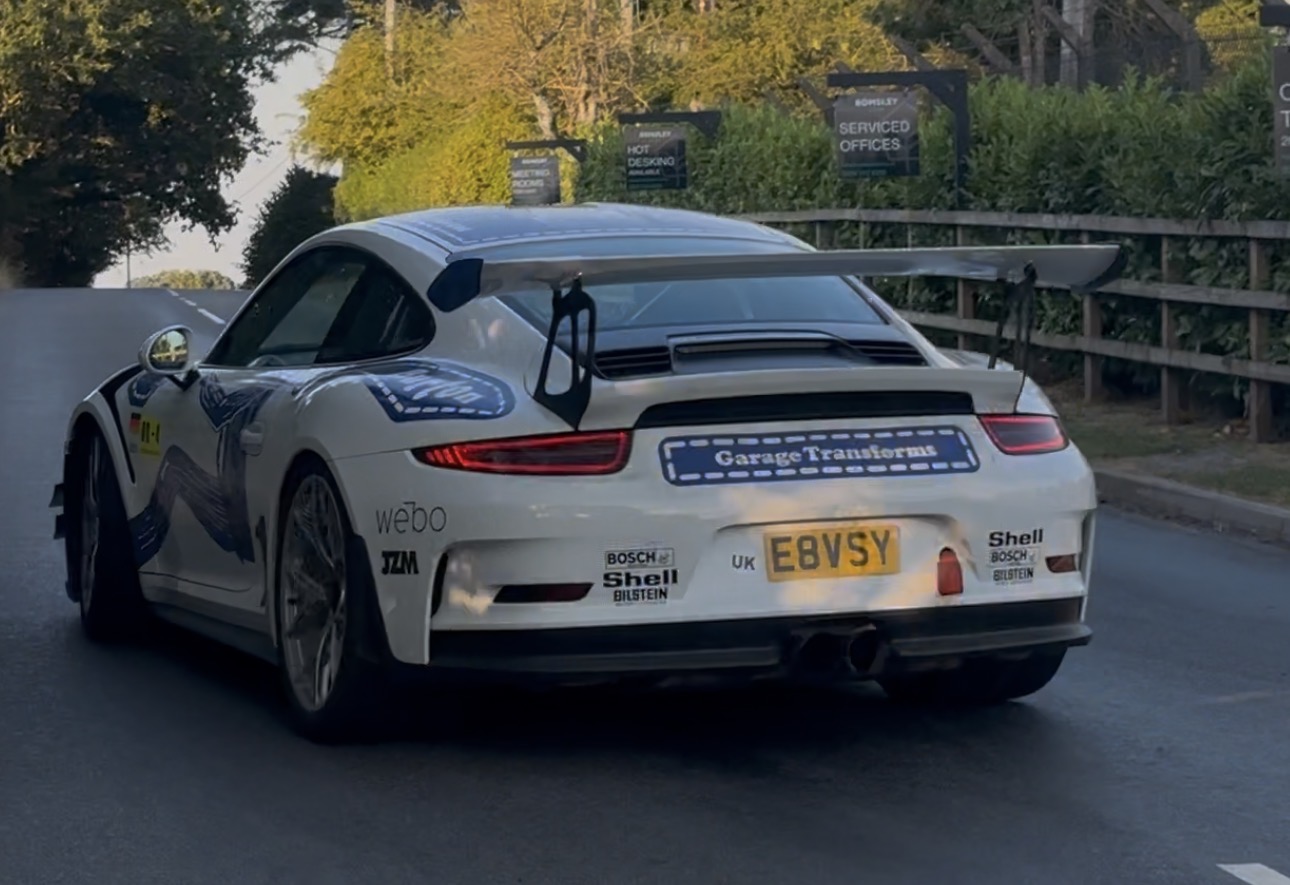 E8 VSY spotted on Porsche 911 GT3 RS