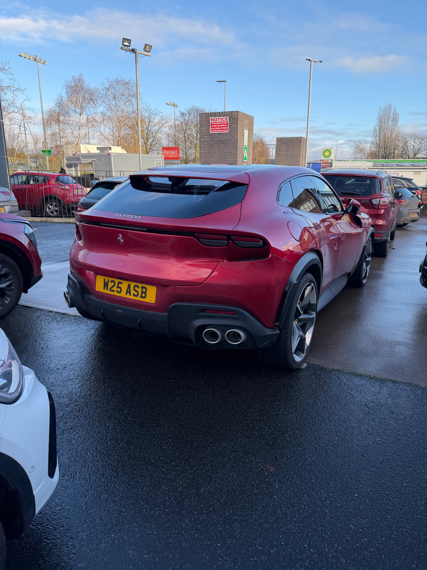 W25 ASB spotted on Ferrari Purosangue