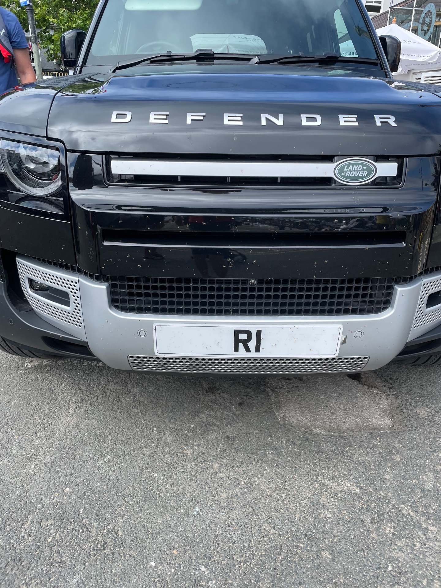 R 1 spotted on Land Rover Defender