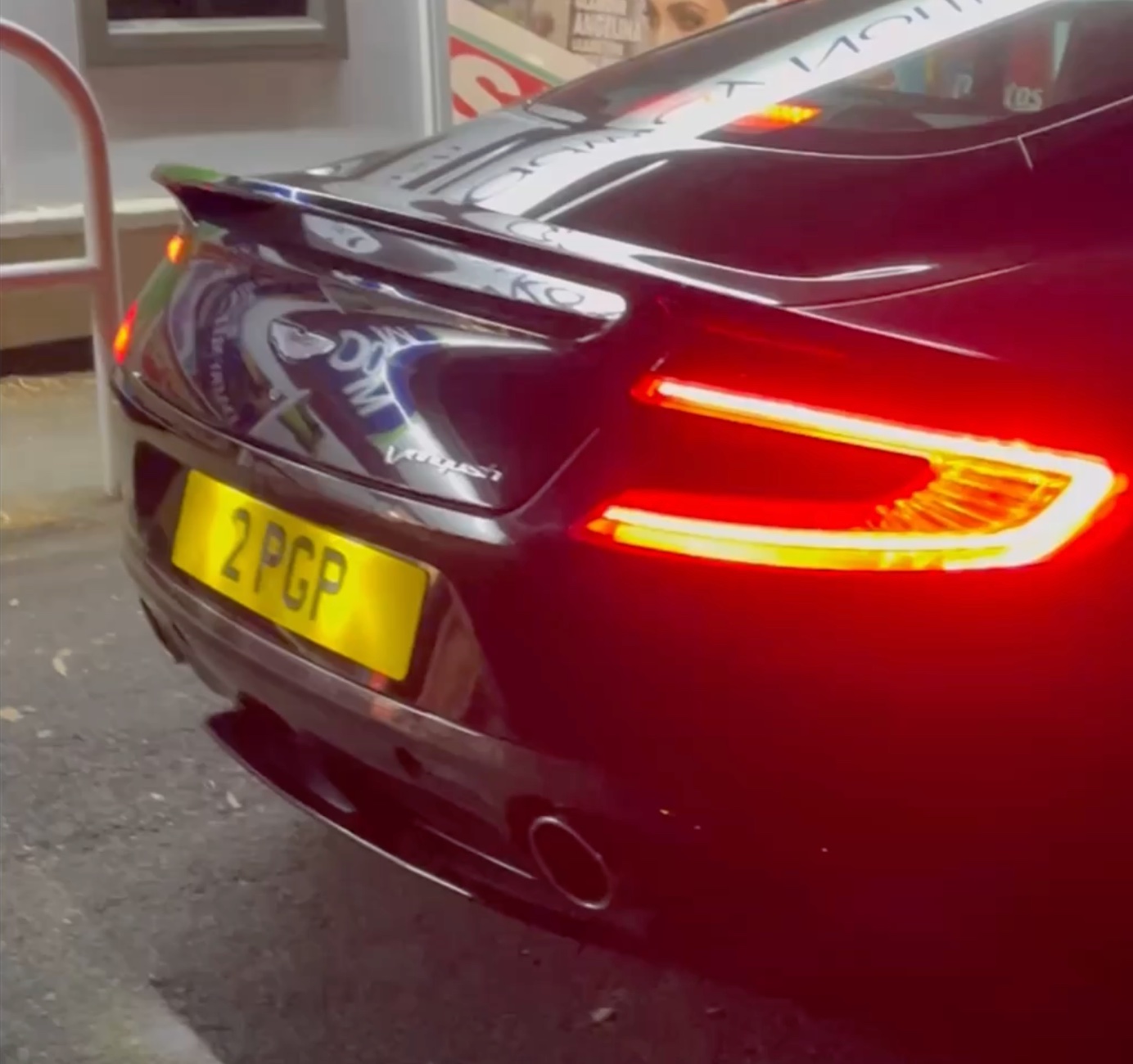 2 PGP spotted on Aston Martin Vanquish
