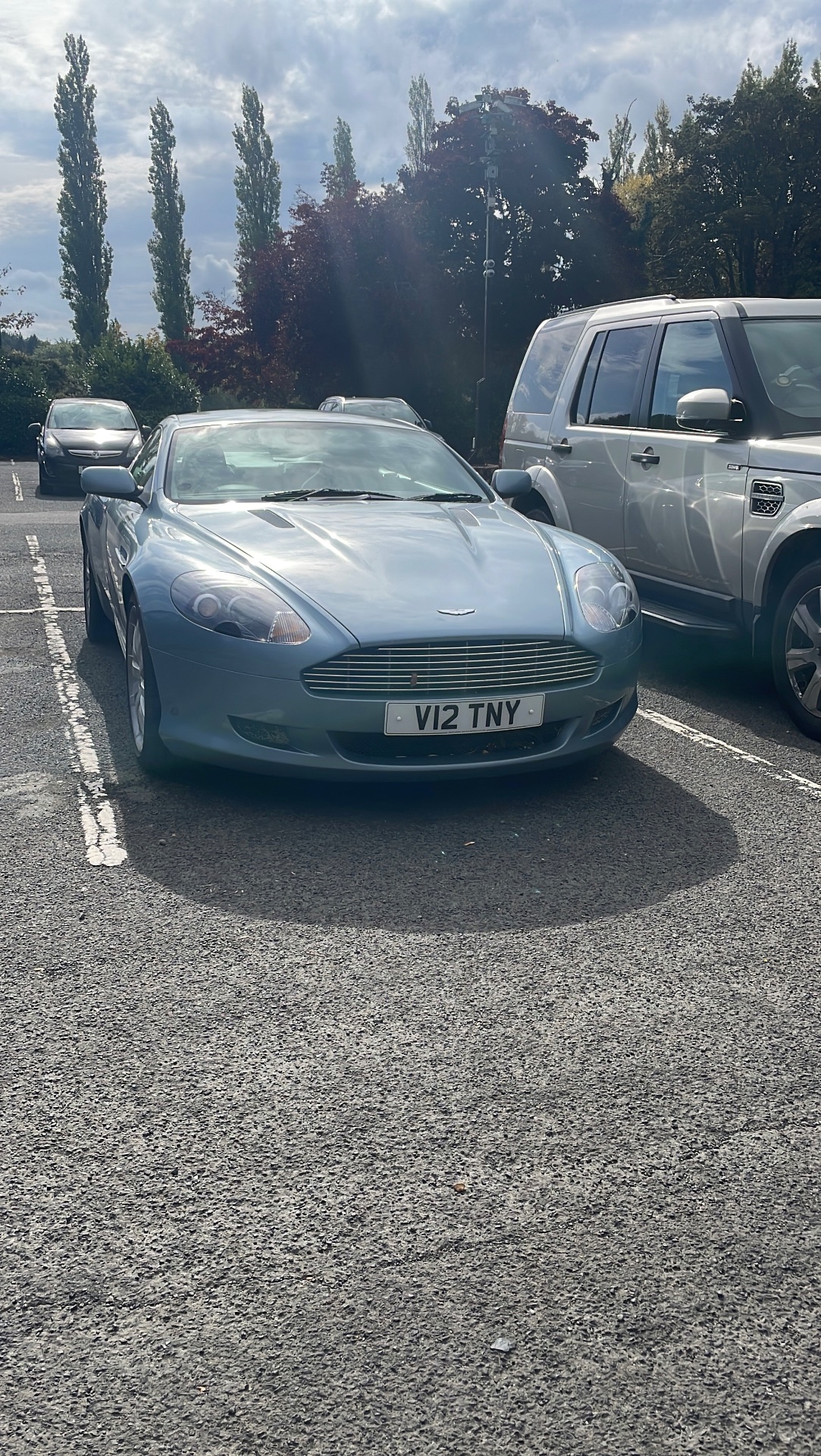 V12 TNY spotted on Aston Martin DB9