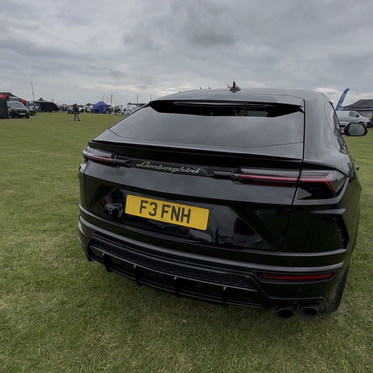 F3 FNH spotted on Lamborghini Urus