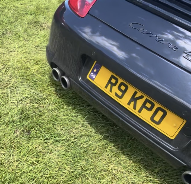 R9 KPO spotted on Porsche 911 Carrera 4S