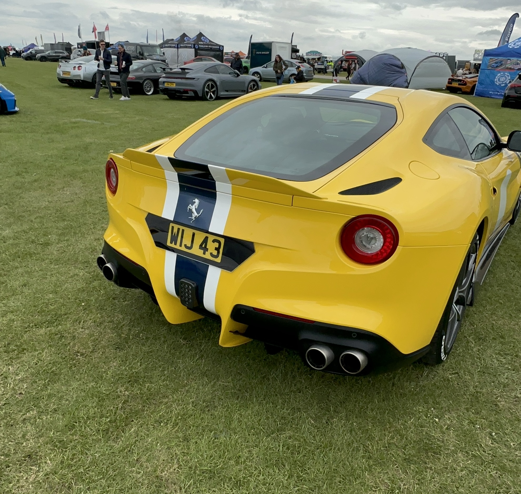 WIJ 43 spotted on Ferrari F12 Berlinetta Berlinetta