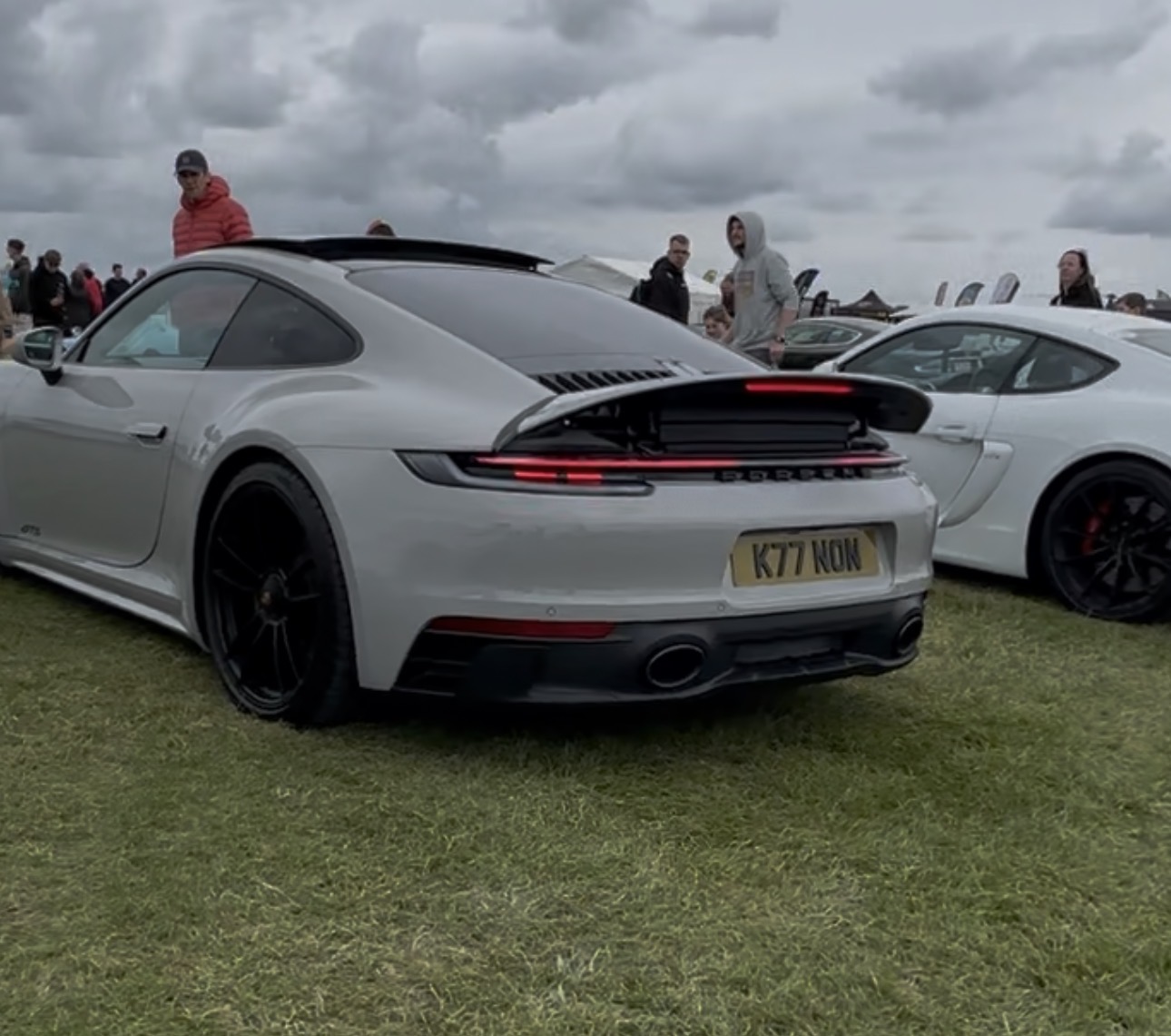 K77 NON spotted on Porsche 911 Carrera 4S
