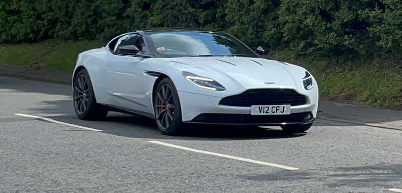 V12 CFJ spotted on Aston Martin DB11
