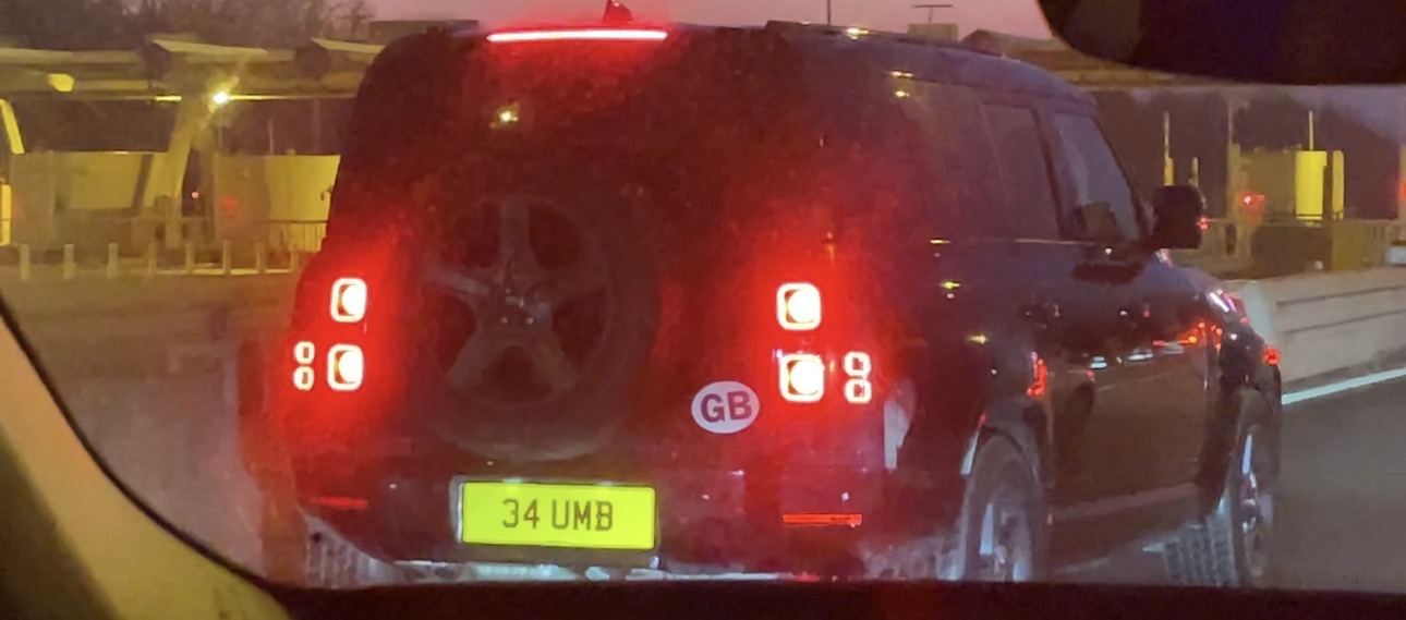 34 UMB spotted on Land Rover Defender