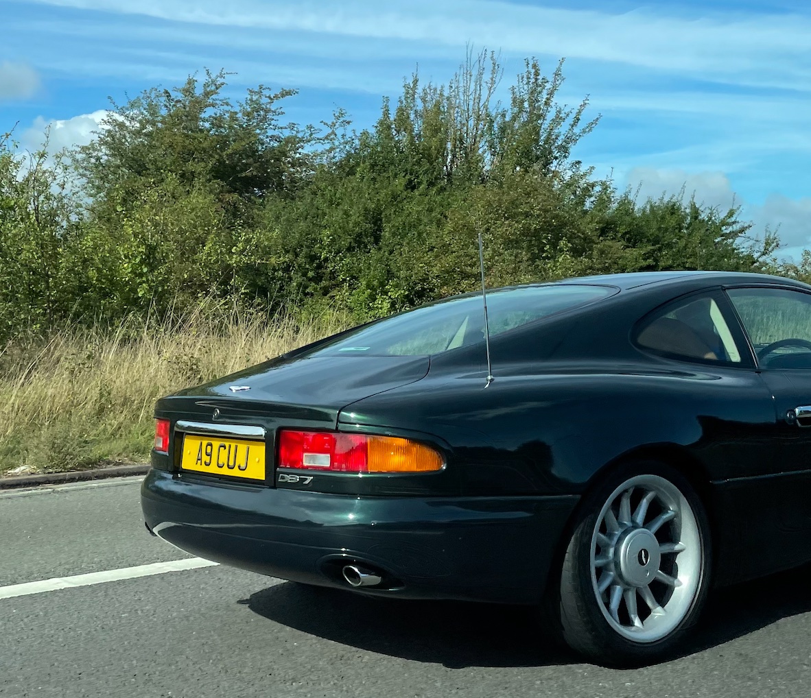 A9 CUJ spotted on Aston Martin DB7
