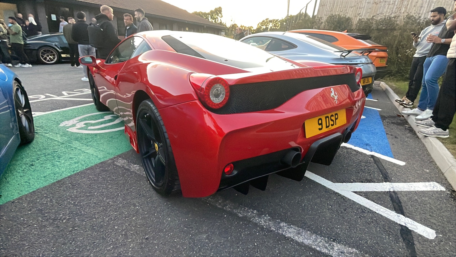 9 DSP spotted on Ferrari 458