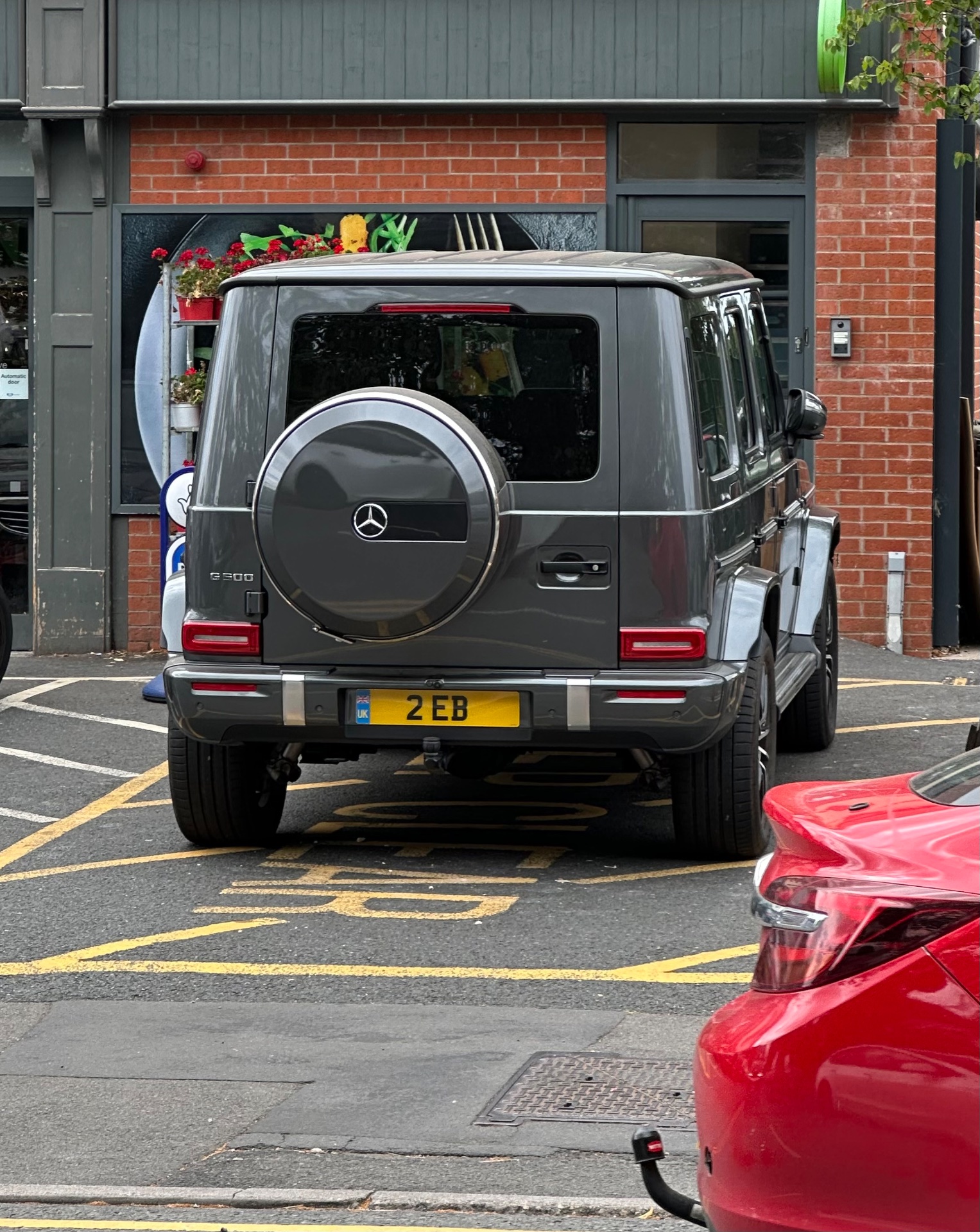 2 EB private number plate on a Mercedes-Benz, spotted in Worcester