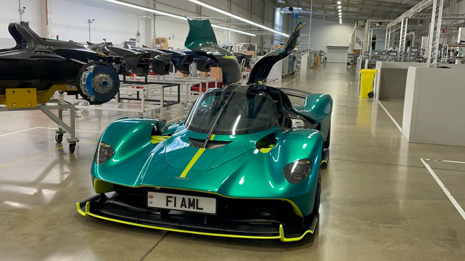 F1 AML spotted on Aston Martin Valkyrie